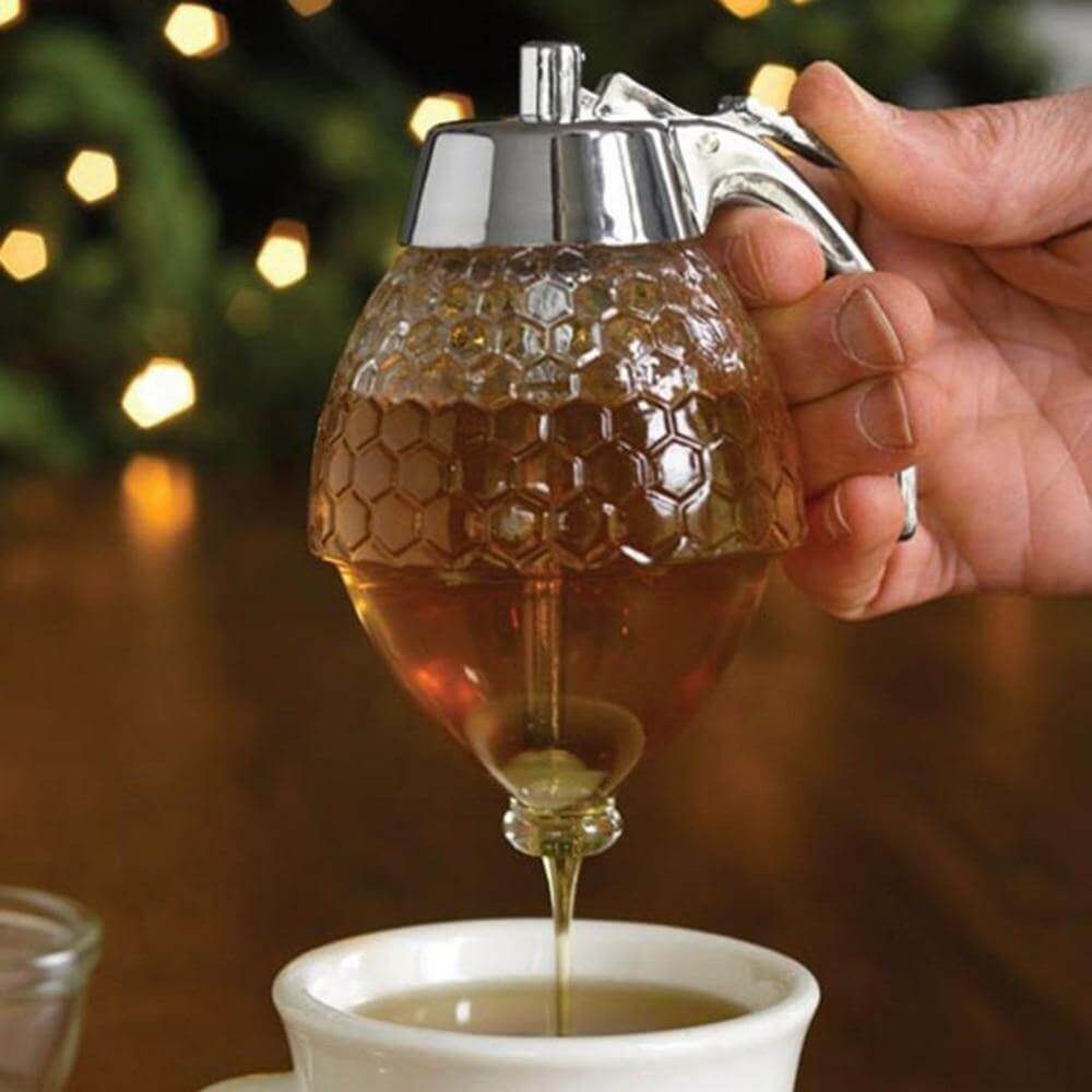 Sikunuo | Honeycomb Jar Honey Dispenser