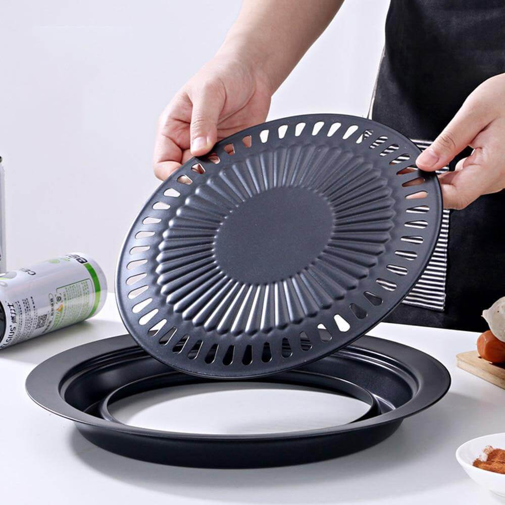 Sikunuo | Korean Portable Non-stick BBQ Grill Pan