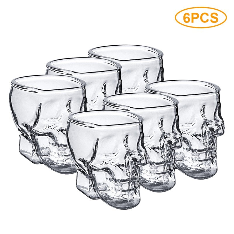 Sikunuo | 3D Transparent Skull Crystal Mug