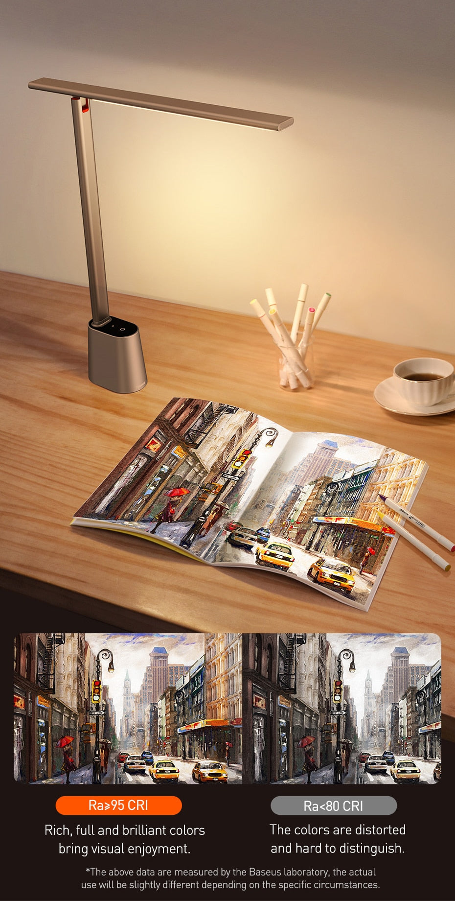 Sikunuo | Elegant Eye Protect Dimmable Smart Desk Lamp