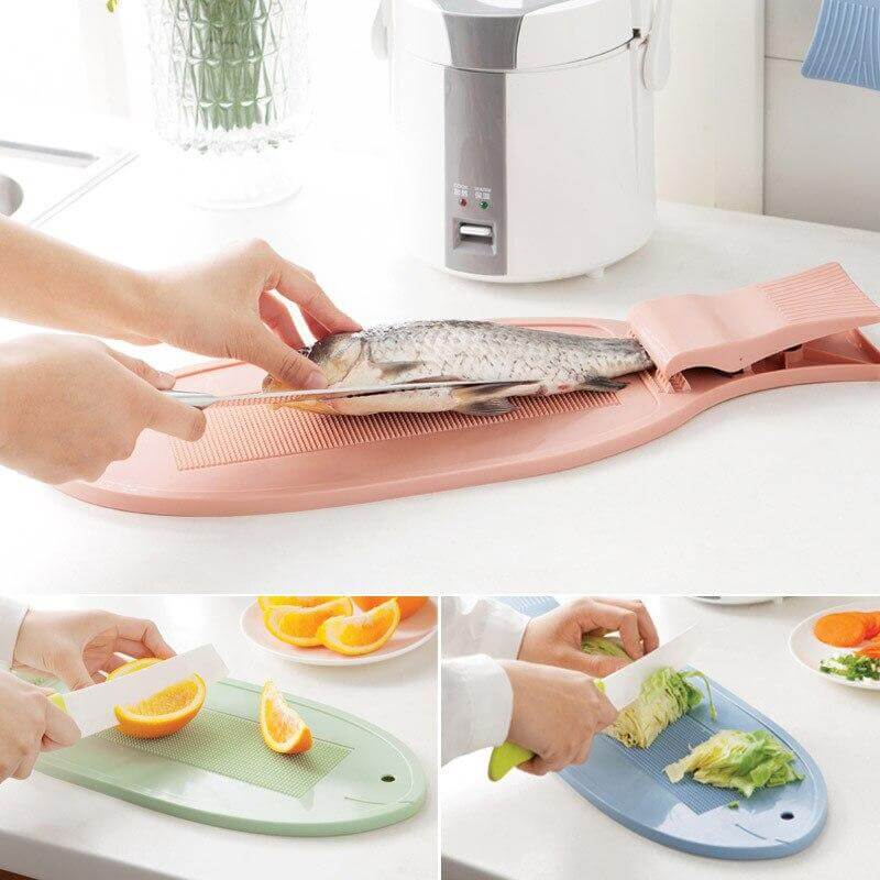 Sikunuo | Creative Fish Cutting Board with Clip