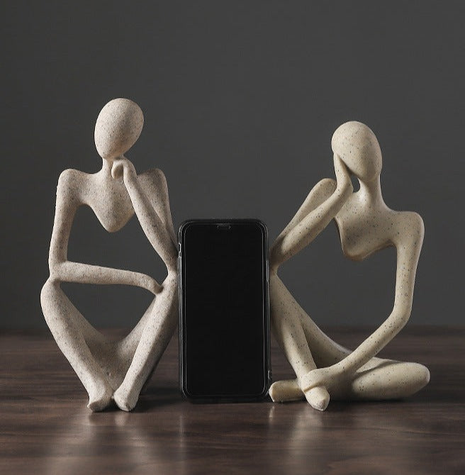 Sikunuo | Nordic Abstract Unique Thinker Figurine Home Decor