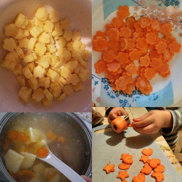 Sikunuo | 8pcs/Set Stainless Steel Puzzle Fruit Vegetable Cutter