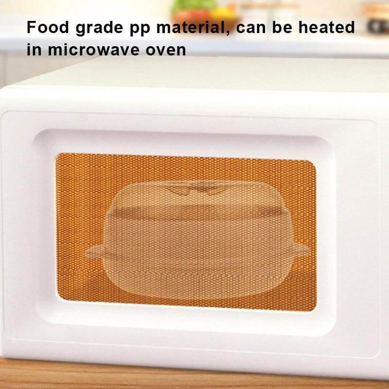 Sikunuo | Microwave Round Steamer Heater Bowl with Lid