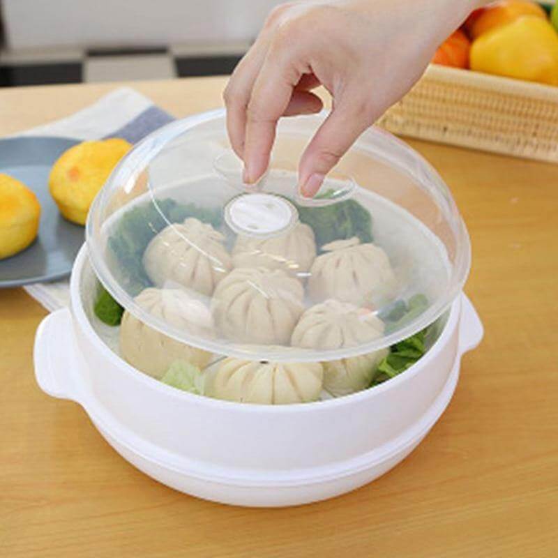 Sikunuo | Microwave Round Steamer Heater Bowl with Lid
