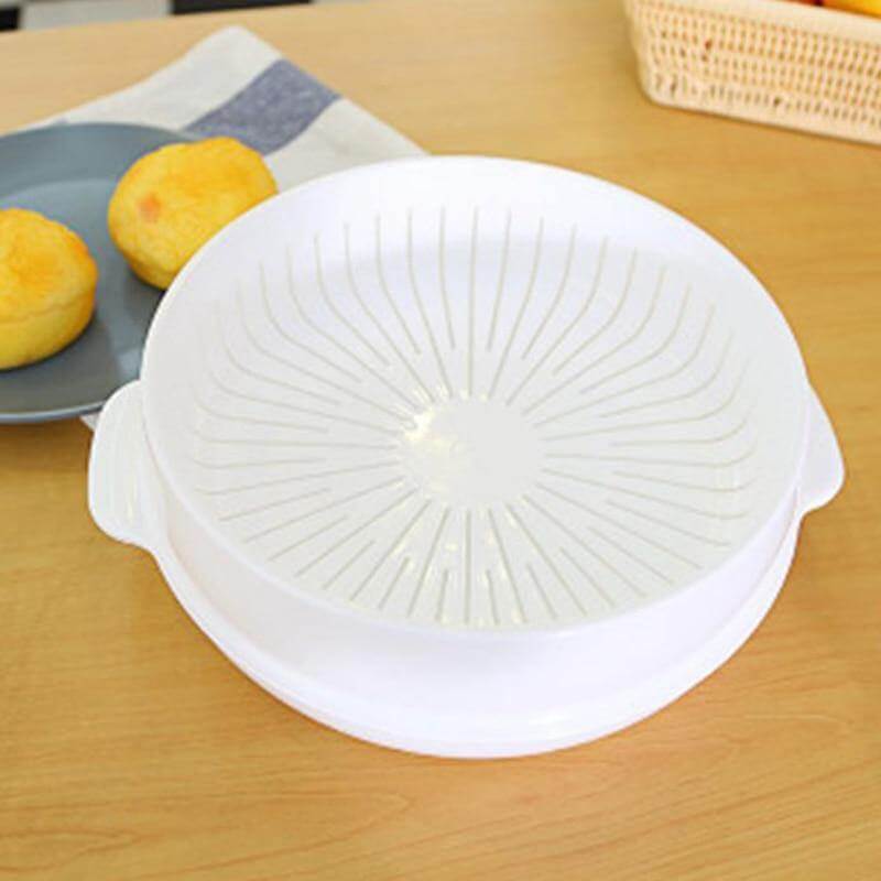 Sikunuo | Microwave Round Steamer Heater Bowl with Lid