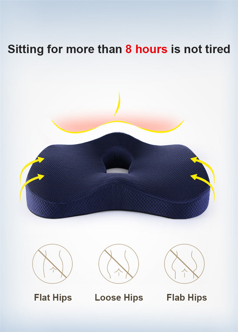 Sikunuo | Office Chair Memory Foam Cushion Pillow Set