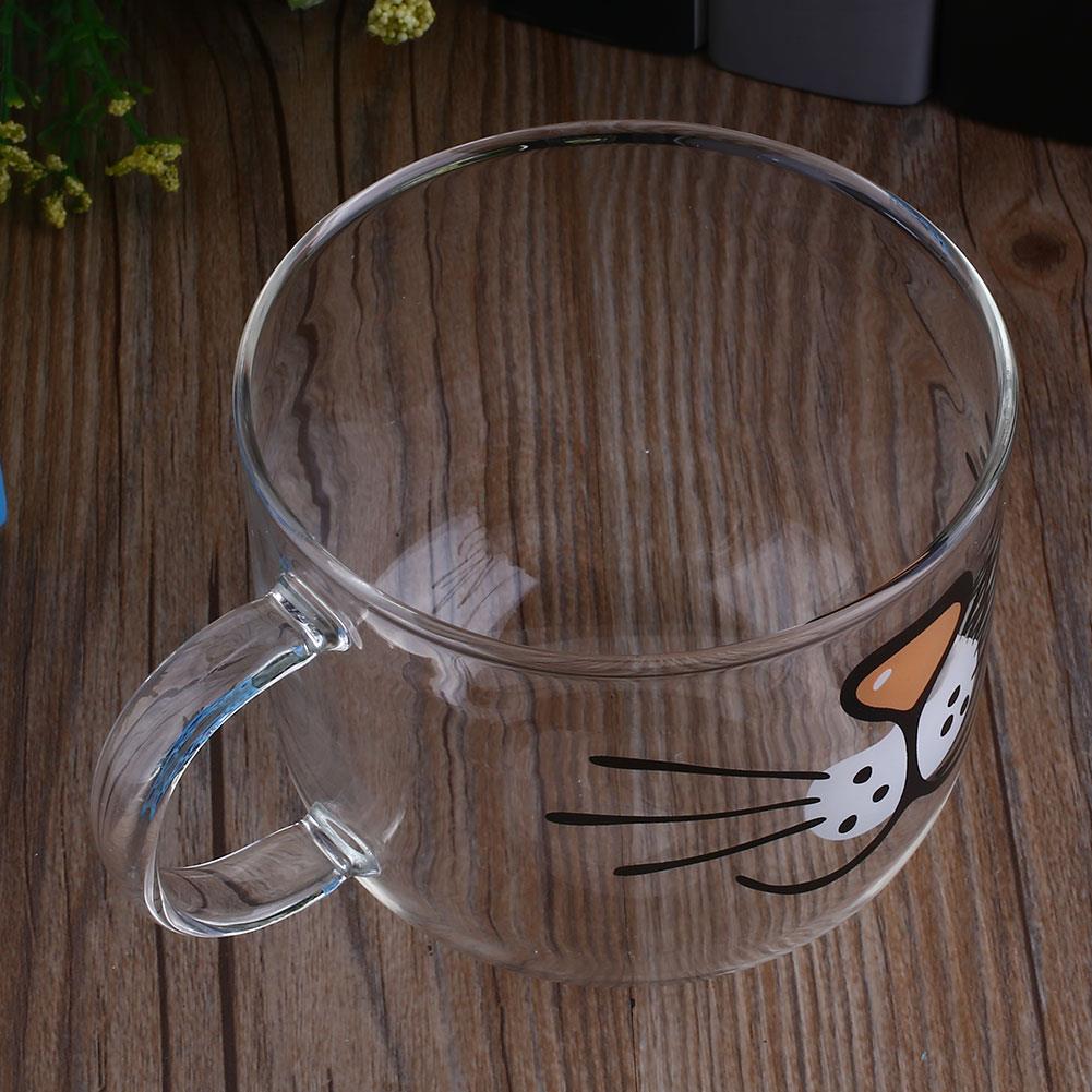 Sikunuo | Cute Cat Glass Coffee Cup