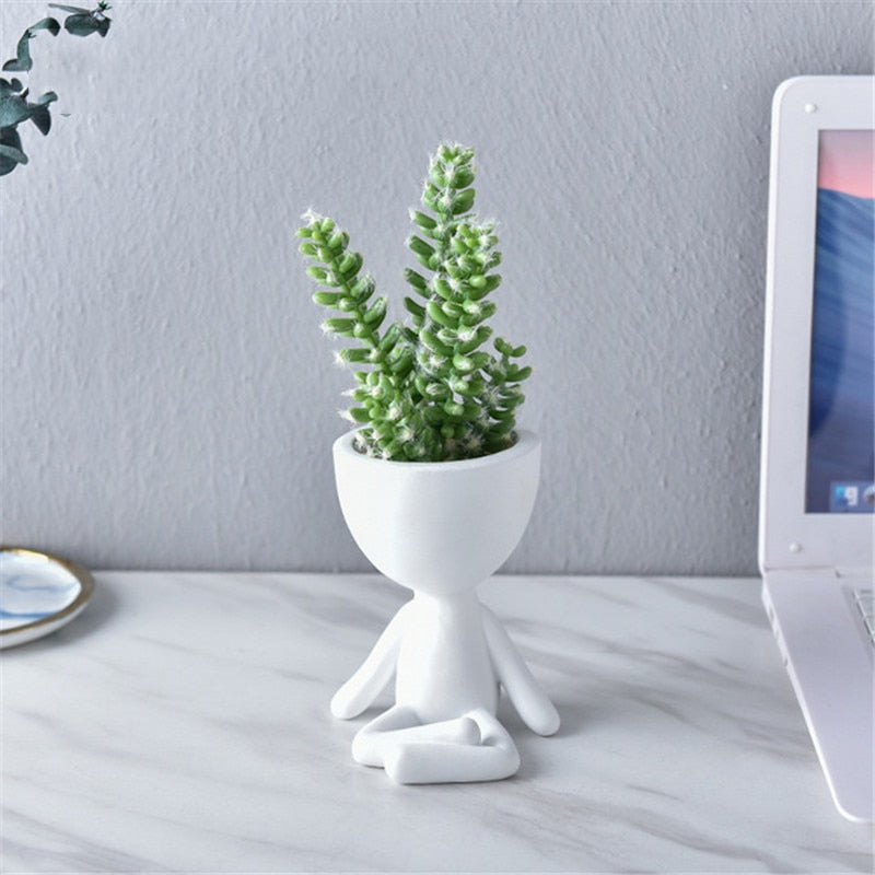 Sikunuo | Nordic Hanging Miniature Human Flower Pots