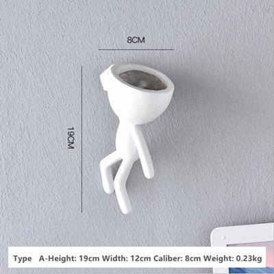 Sikunuo | Nordic Hanging Miniature Human Flower Pots