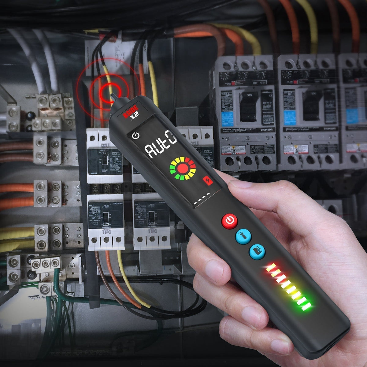 Sikunuo | LCD Result Display Voltage Tester Thermometer
