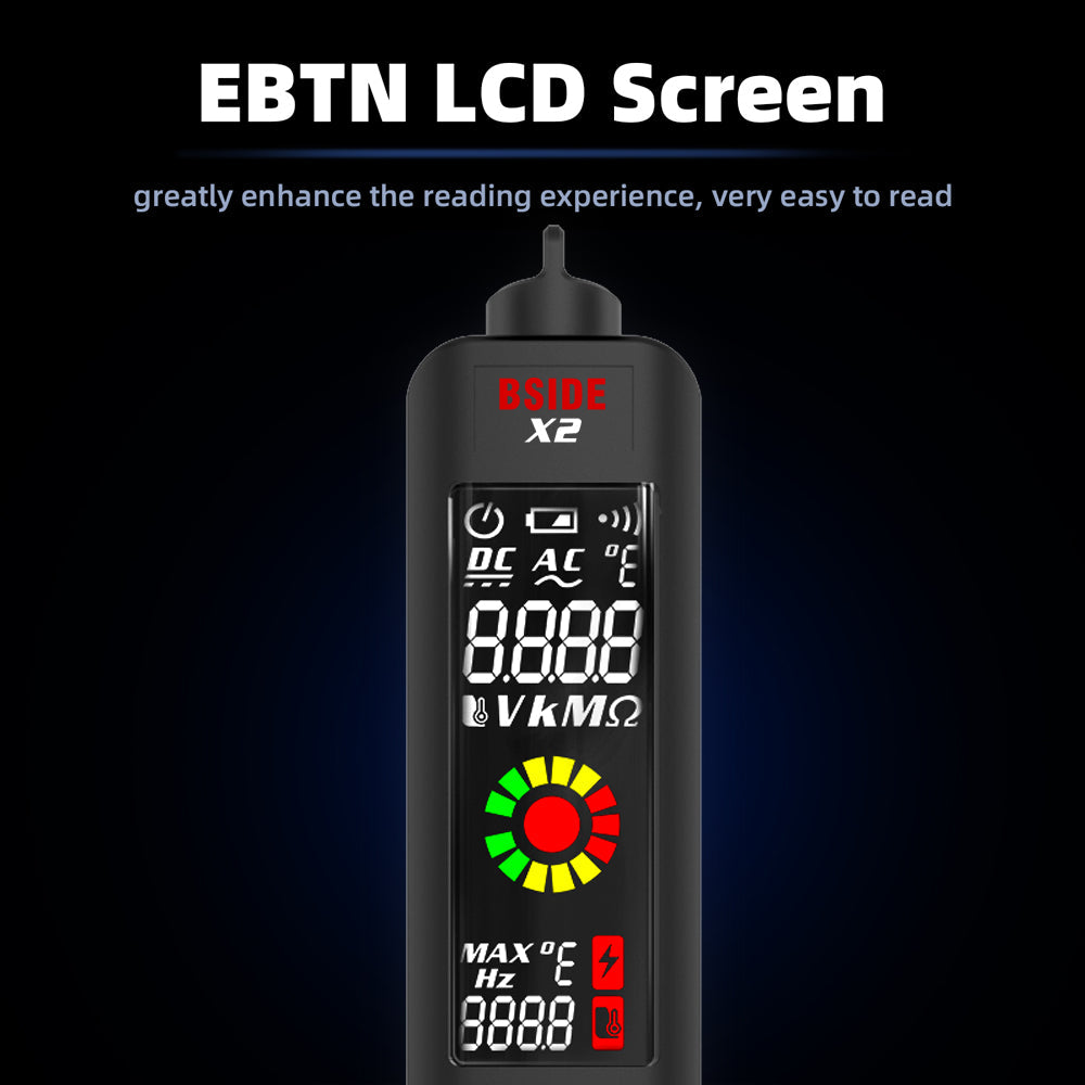 Sikunuo | LCD Result Display Voltage Tester Thermometer