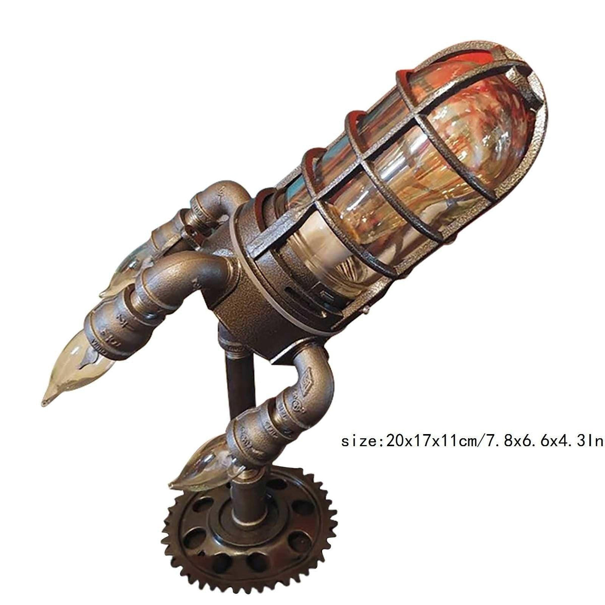 Sikunuo | Rocket Ship Industrial Vintage Lamp