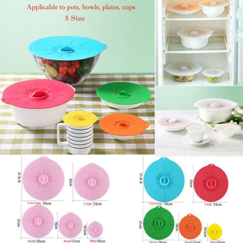 Sikunuo | Silicone Stretch Bowl Lid Set