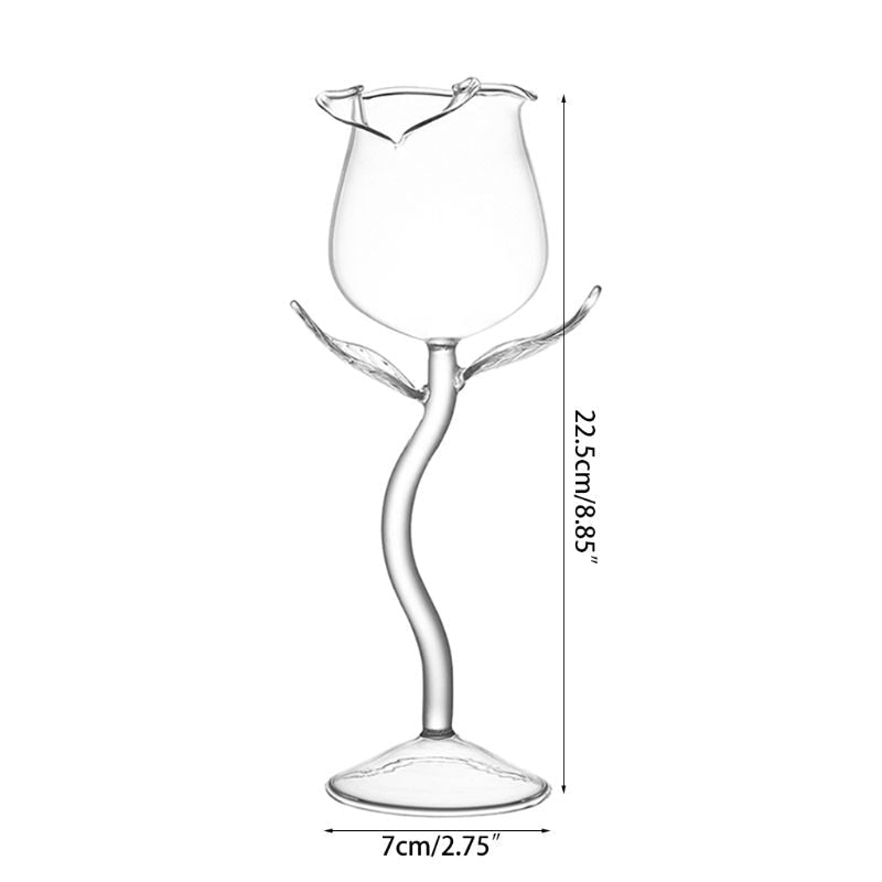Sikunuo | Fancy Rose Wine Glass