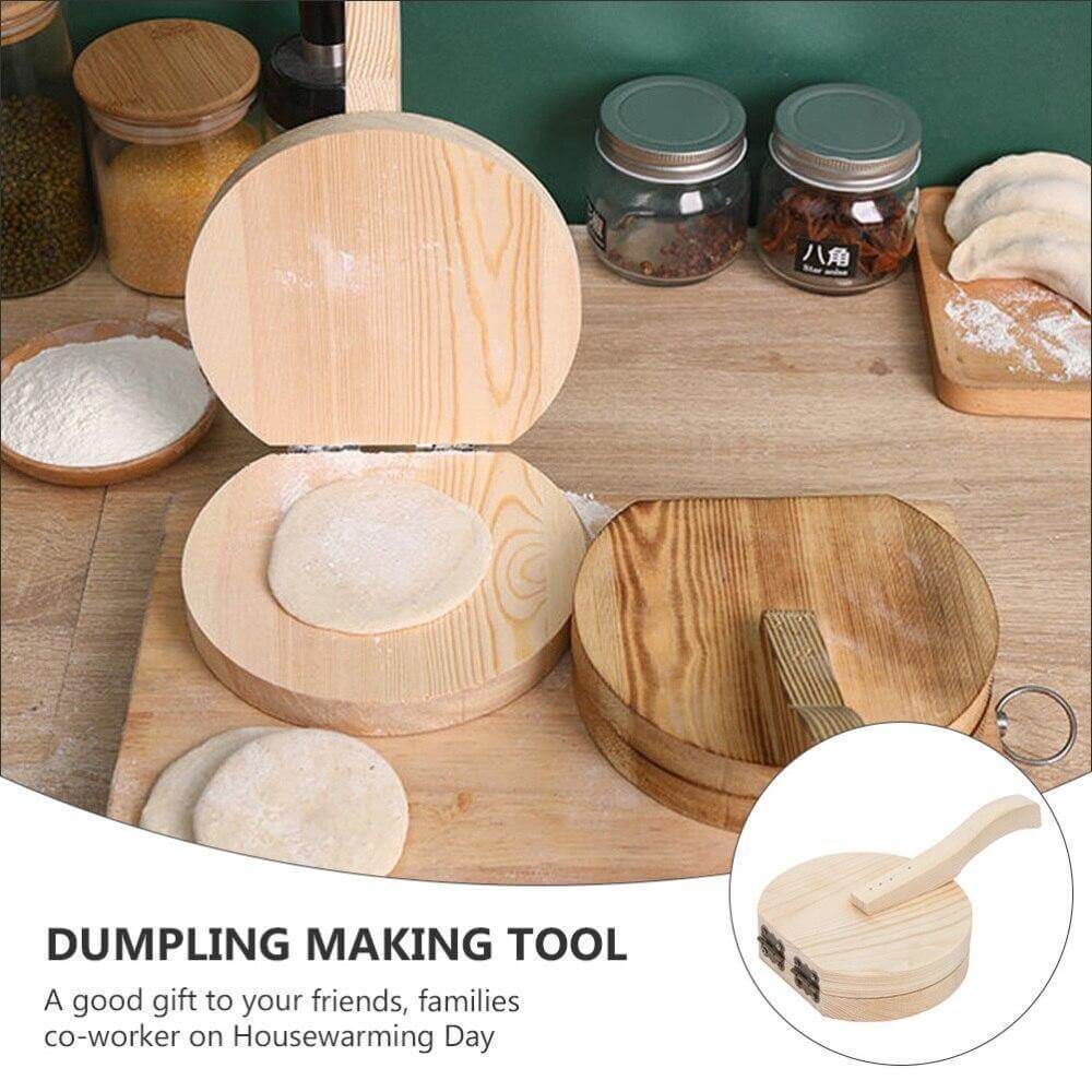 Sikunuo | Wooden Mini Dough Pressing Tool Presser