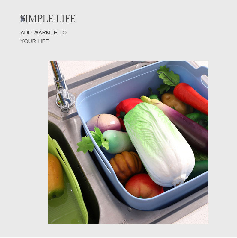Sikunuo | Portable Large Vegetable Washer Drain Basket