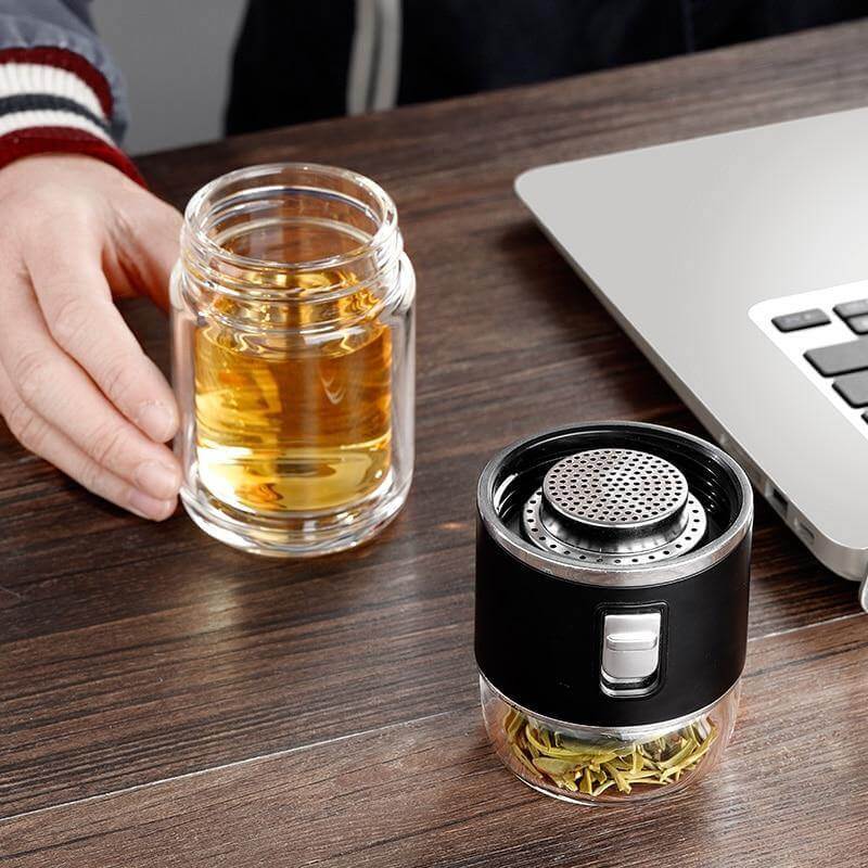 Sikunuo | Double Glass Portable Eco-Friendly Tea Infuser