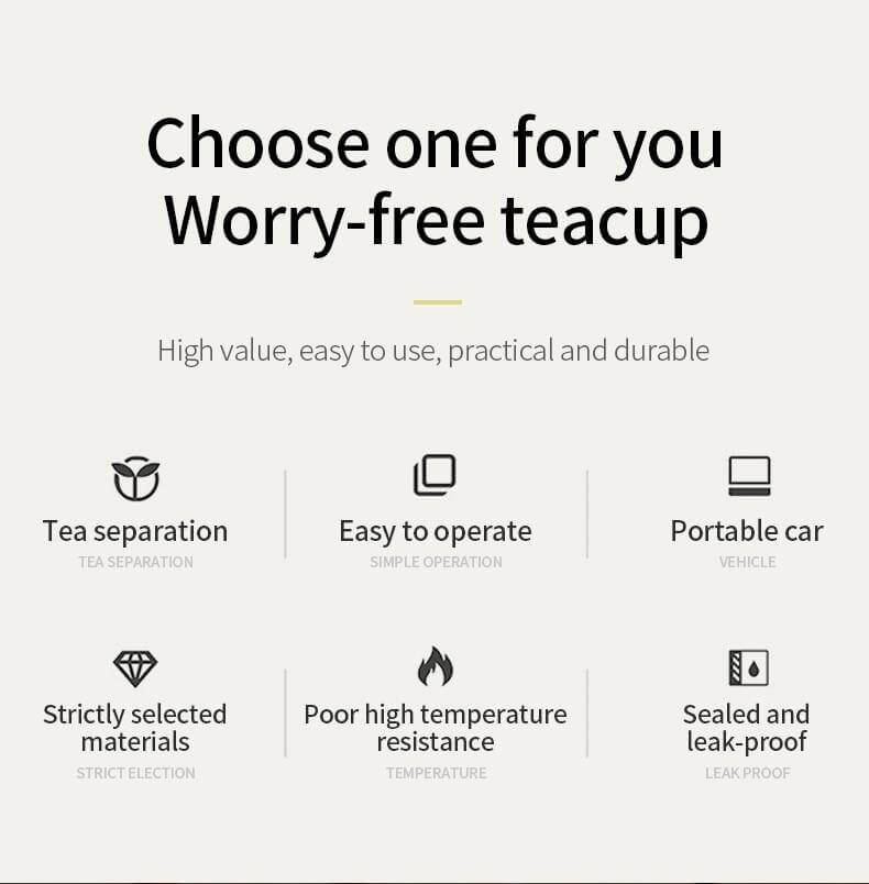 Sikunuo | Double Glass Portable Eco-Friendly Tea Infuser