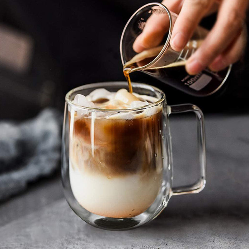 Sikunuo | Handmade Double Thermal Insulated Glass Mug