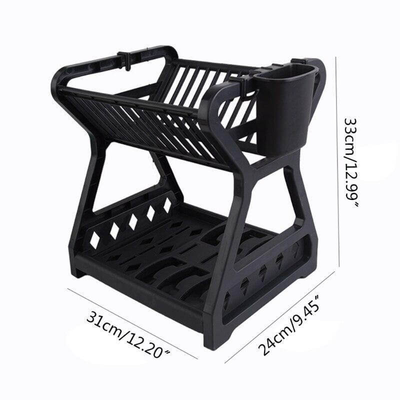 Sikunuo | Double-layer Multifunctional Countertop Sink Dish Drying Rack
