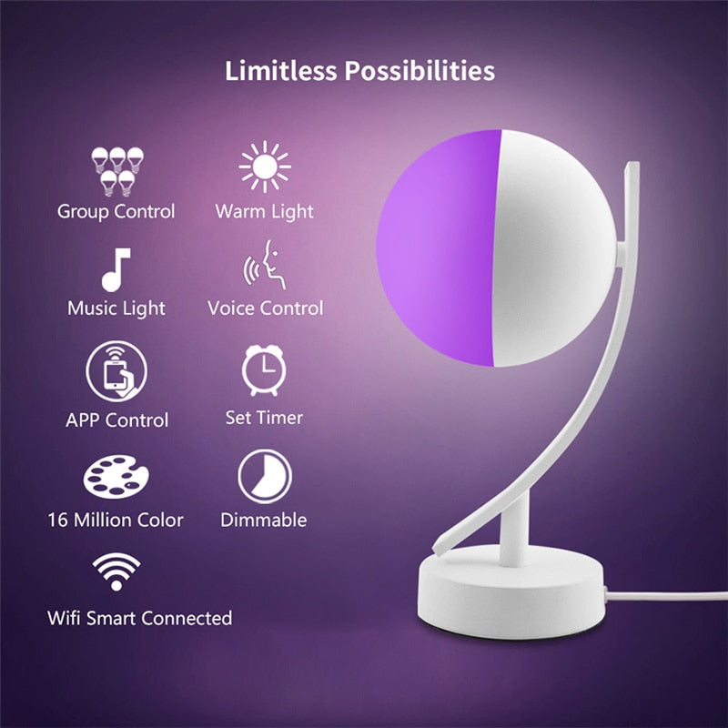 Sikunuo | Elegant Smart Voice Dimmable LED Desk Lamp