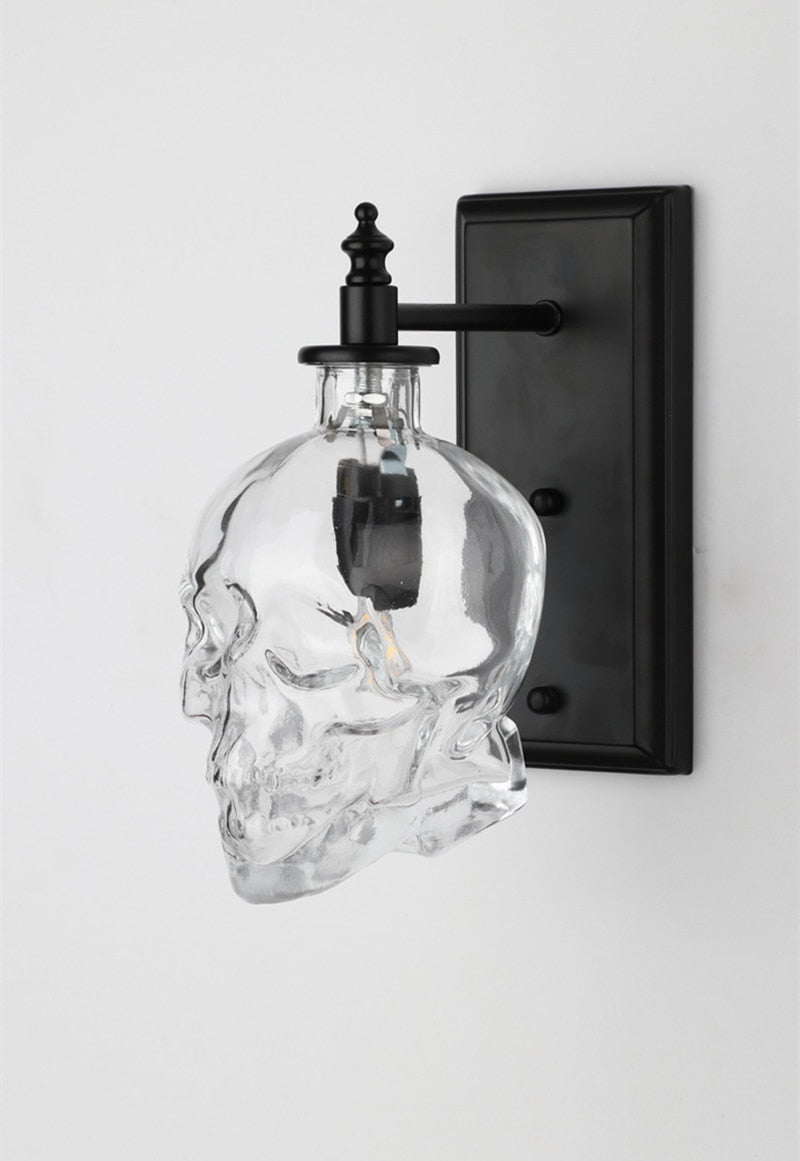 Sikunuo | Retro Skull Glass Pendant Light