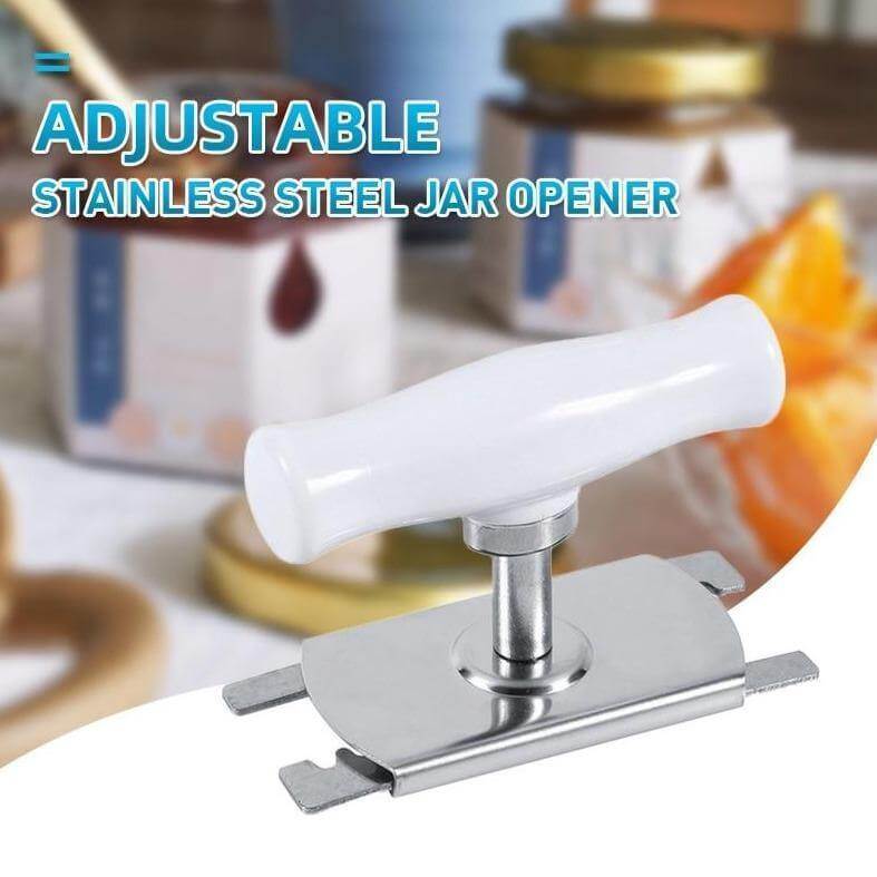 Sikunuo | Adjustable Stainless Steel Easy Jar Opener