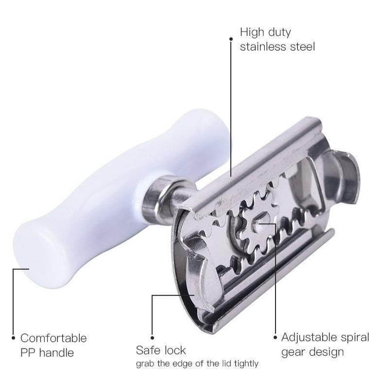 Sikunuo | Adjustable Stainless Steel Easy Jar Opener