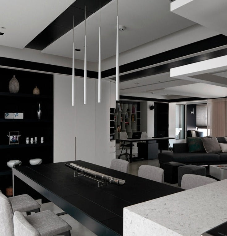 Sikunuo | Nordic Long Downlight Elegant Led Chandelier