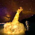 Sikunuo | Astronaut Colorful Clouds Night Light