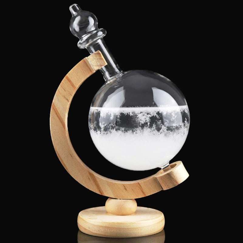 Sikunuo | Wooden Weather Forecast Crystal Glass