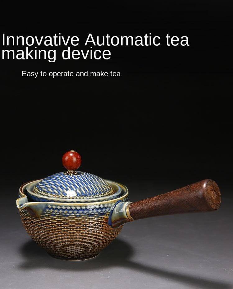 Sikunuo | Unique Ceramic Moving Teapot Filter Set
