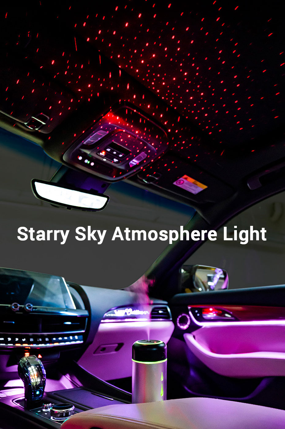 Sikunuo | Universe Atmosphere Light Car Air Humidifier
