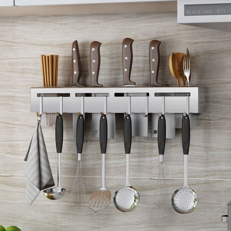 Sikunuo | Punch-free Kitchen Tableware Storage Rack