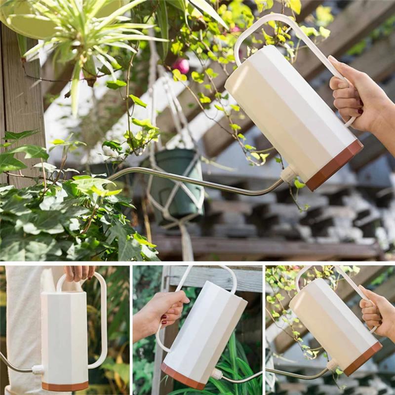 Sikunuo | Elegant Geometric Gooseneck Plant Watering Can