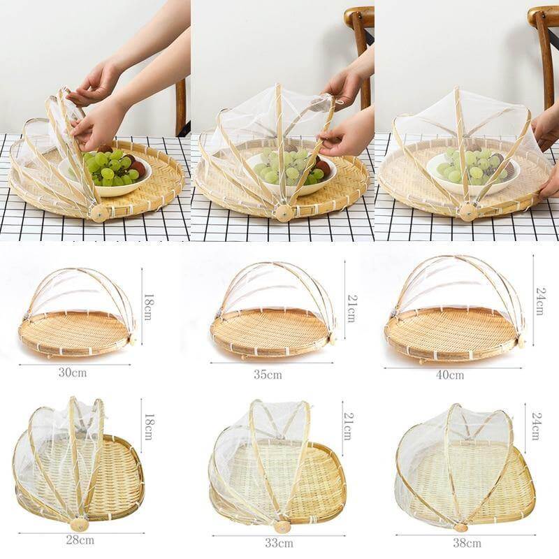 Sikunuo | Anti-mosquito Food Serving Tent Basket Tray