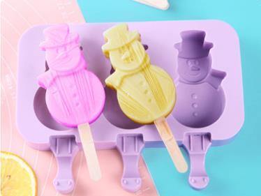 Sikunuo | Silicone Cartoon Homemade Ice Cream Molds