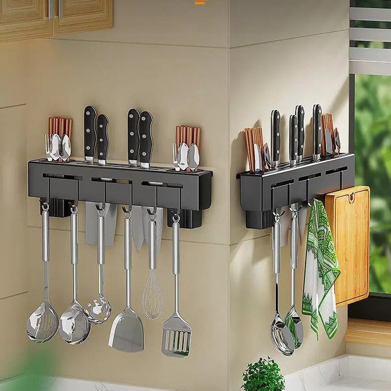 Sikunuo | Punch-free Kitchen Tableware Storage Rack