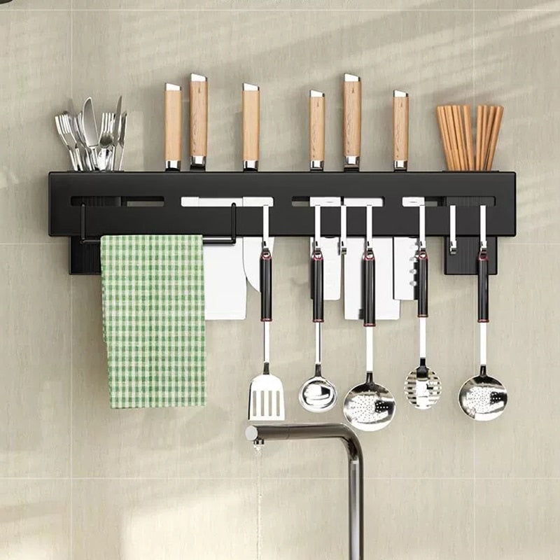 Sikunuo | Punch-free Kitchen Tableware Storage Rack