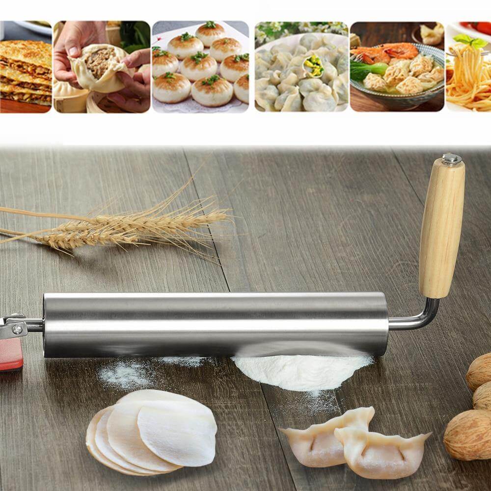 Sikunuo | Stainless Steel Easy Dough Roller Pin