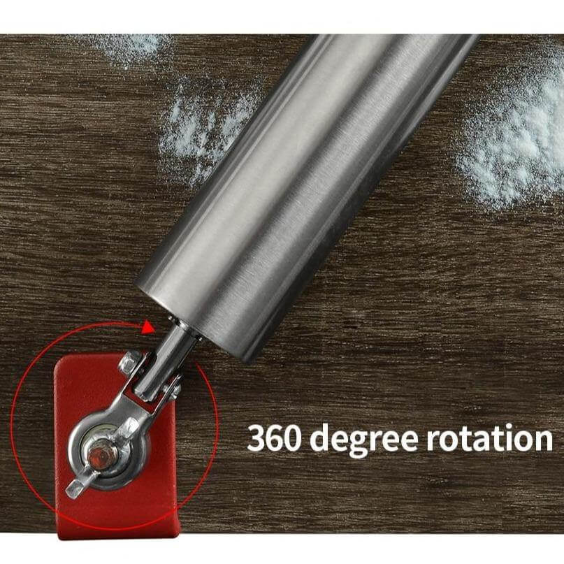 Sikunuo | Stainless Steel Easy Dough Roller Pin