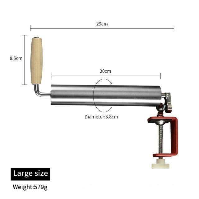 Sikunuo | Stainless Steel Easy Dough Roller Pin