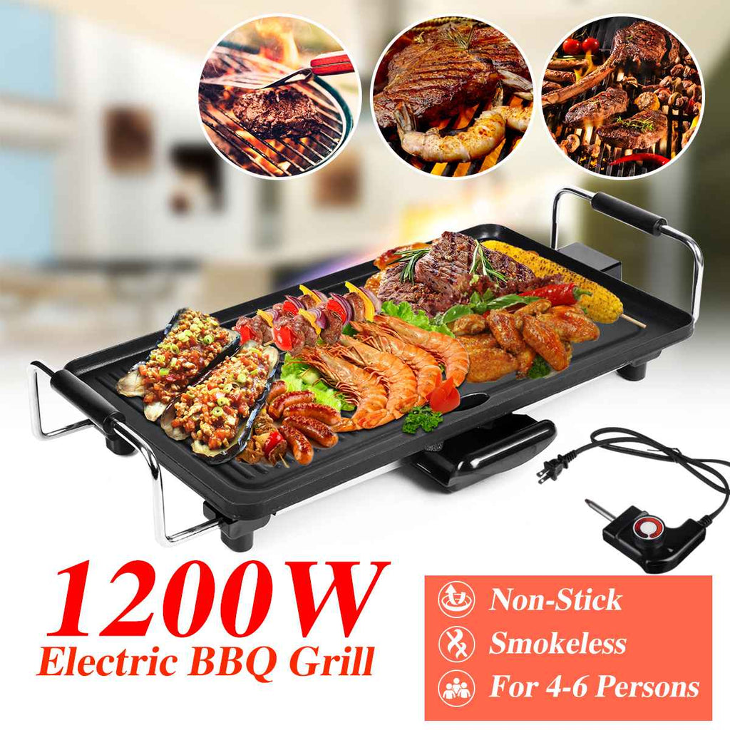 Sikunuo | Non-Stick Electric Smokeless Indoor Grill