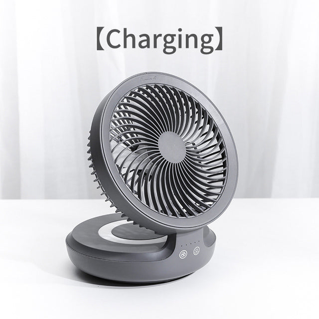 Sikunuo | Portable Wireless Foldable Fan Night Lamp