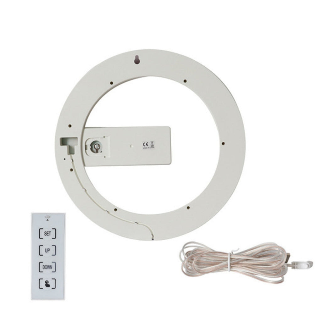 Sikunuo | LED Ring Lamp Wall Clock