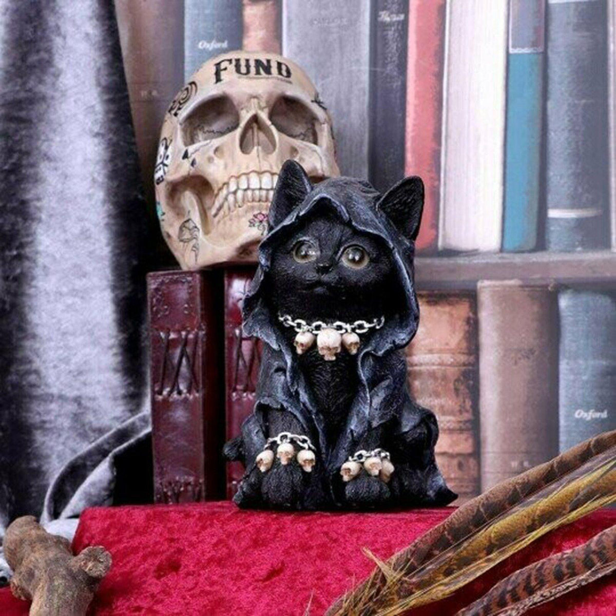 Sikunuo | Resin Black Cat Statue Decor