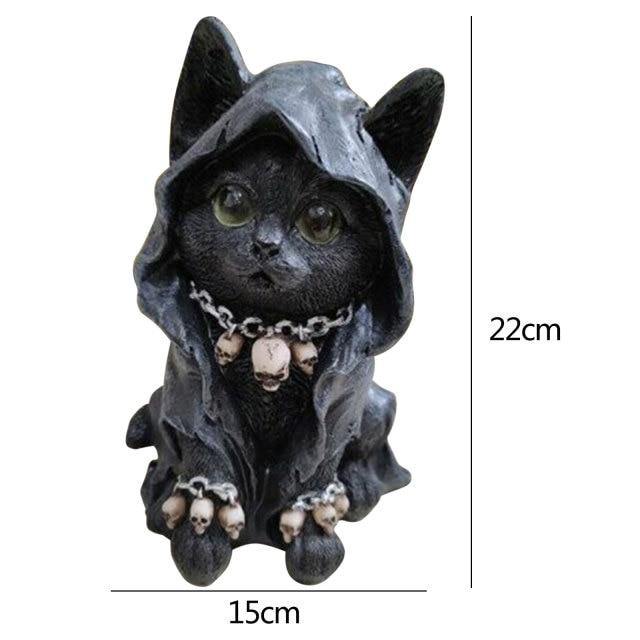 Sikunuo | Resin Black Cat Statue Decor