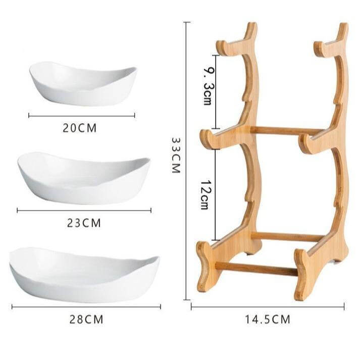 Sikunuo | Multi-layer Modern Fruit Snack Plate Rack