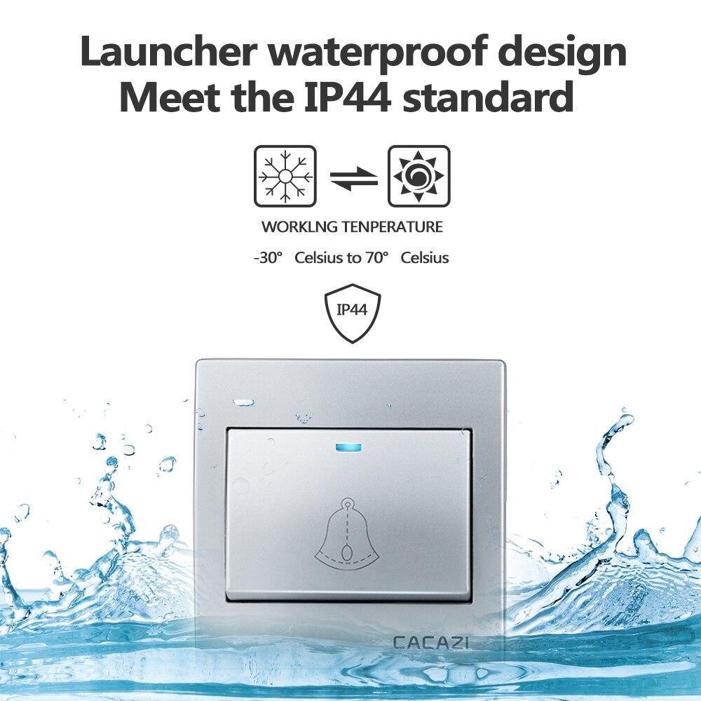 Sikunuo | Waterproof Cordless Wireless Doorbell